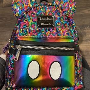 Disney Loungefly 🌈 Sequined Mini Backpack
